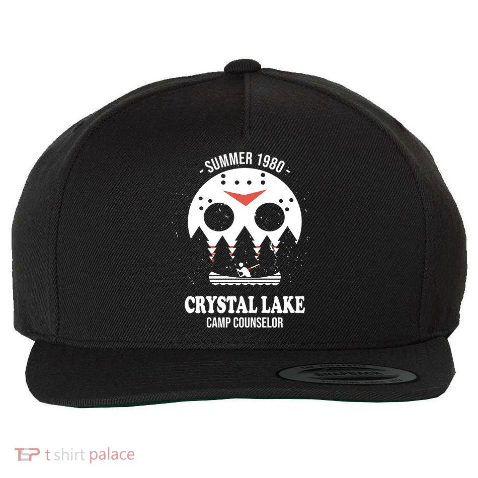 Summer 1980 Crystal Lake Camp Counselor Wool Snapback Cap