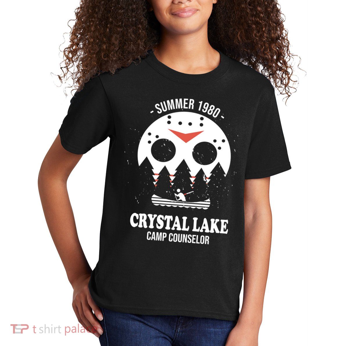 Summer 1980 Crystal Lake Camp Counselor Kids T-Shirt