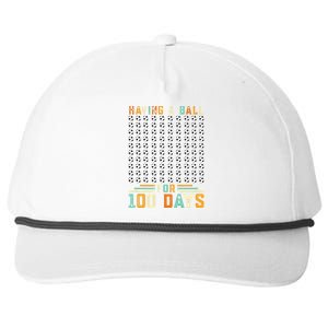 Soccer 100th Day Of School For 100 Days Snapback Five-Panel Rope Hat