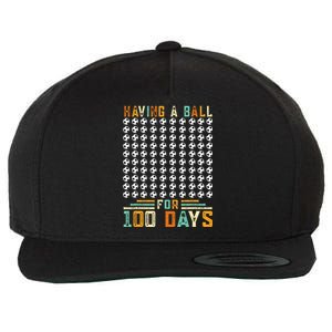 Soccer 100th Day Of School For 100 Days Wool Snapback Cap