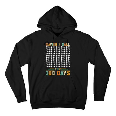 Soccer 100th Day Of School  Hoodie