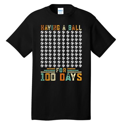 Soccer 100th Day Of School  Tall T-Shirt