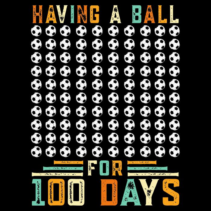 Soccer 100th Day Of School  Mesh Reversible Basketball Jersey Tank