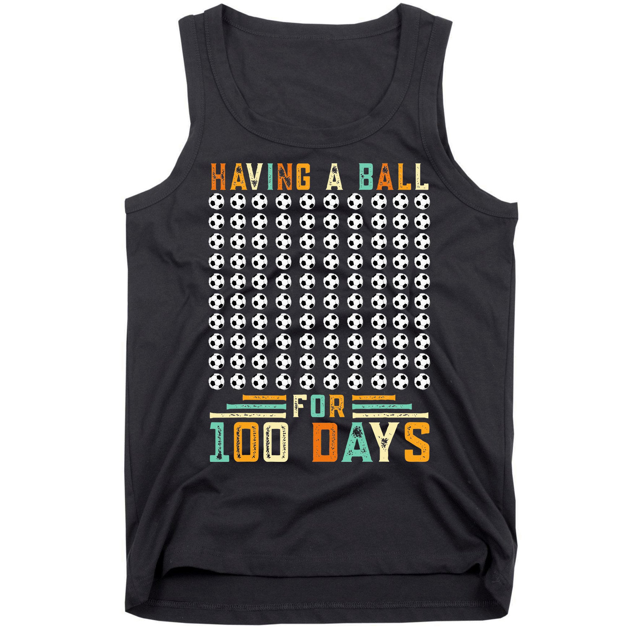 Soccer 100th Day Of School  Tank Top