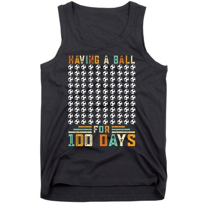 Soccer 100th Day Of School  Tank Top