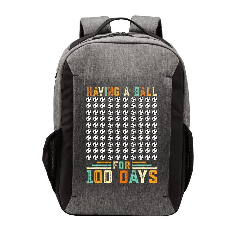 Soccer 100th Day Of School  Vector Backpack
