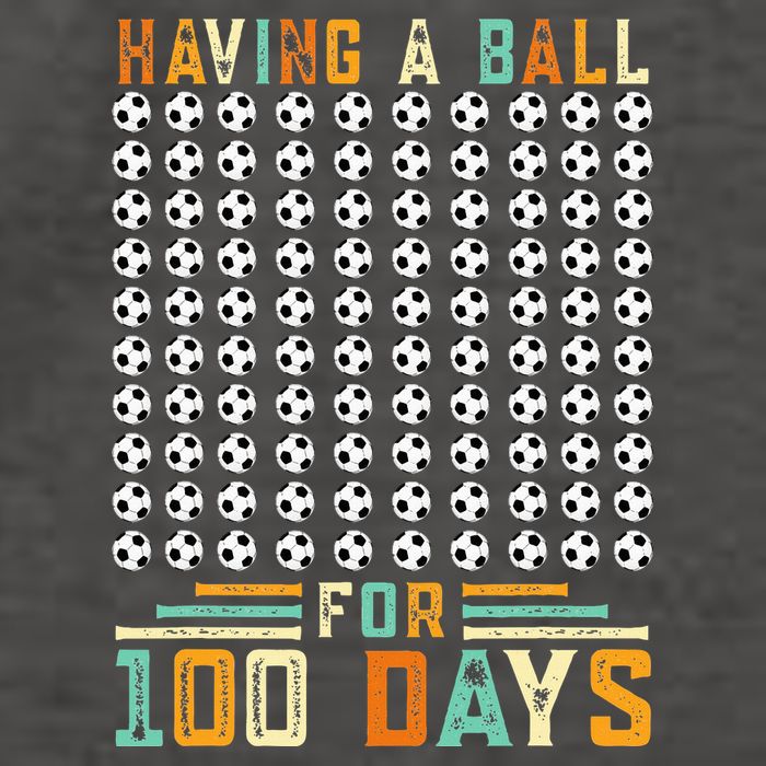 Soccer 100th Day Of School  Vector Backpack