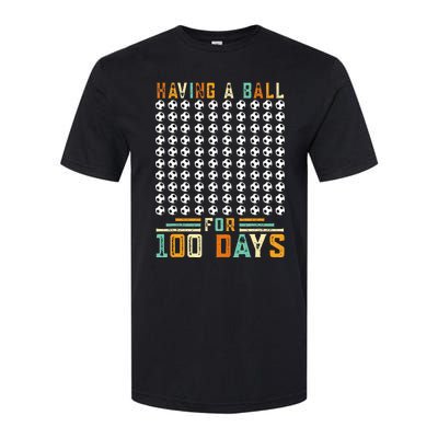 Soccer 100th Day Of School  Softstyle CVC T-Shirt