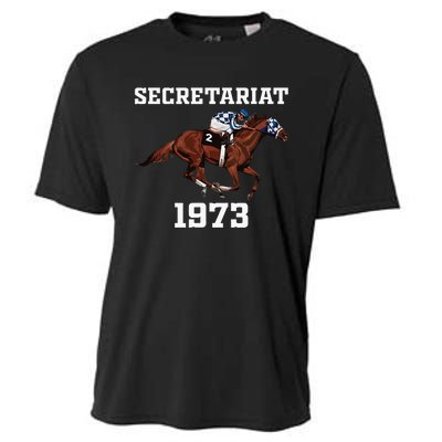 Secretariat 1973 Derby Horse Racing Cooling Performance Crew T-Shirt