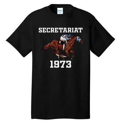 Secretariat 1973 Derby Horse Racing Tall T-Shirt