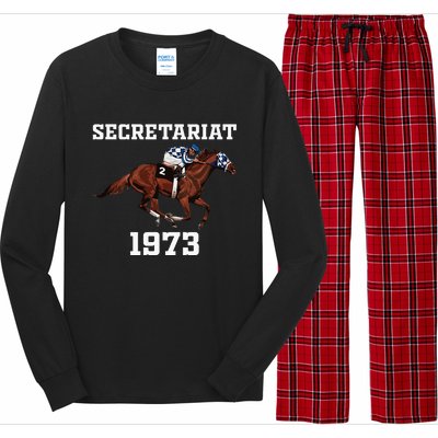 Secretariat 1973 Derby Horse Racing Long Sleeve Pajama Set