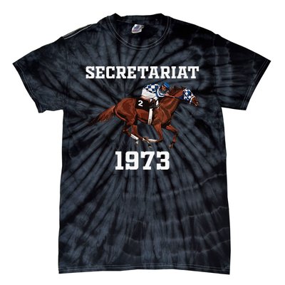 Secretariat 1973 Derby Horse Racing Tie-Dye T-Shirt