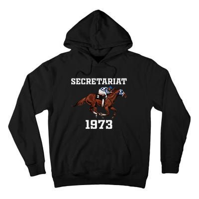 Secretariat 1973 Derby Horse Racing Tall Hoodie