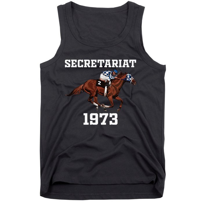 Secretariat 1973 Derby Horse Racing Tank Top