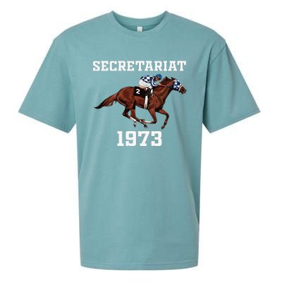 Secretariat 1973 Derby Horse Racing Sueded Cloud Jersey T-Shirt