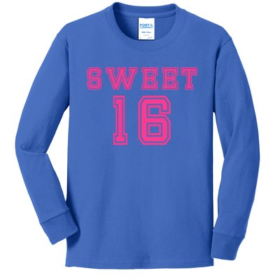 Sweet 16 Gift Kids Long Sleeve Shirt