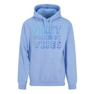 School 1St Grade Gift Back To School First Grade Vibes Cool Gift Unisex Surf Hoodie