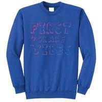 School 1St Grade Gift Back To School First Grade Vibes Cool Gift Sweatshirt