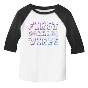 School 1St Grade Gift Back To School First Grade Vibes Cool Gift Toddler Fine Jersey T-Shirt