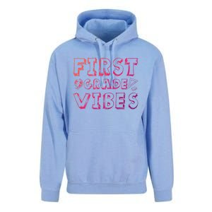 School 1St Grade Gift Back To School First Grade Vibes Cool Gift Unisex Surf Hoodie