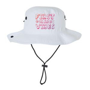 School 1St Grade Gift Back To School First Grade Vibes Cool Gift Legacy Cool Fit Booney Bucket Hat