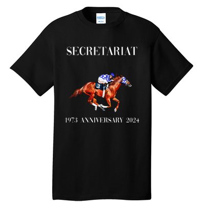 Secretariat 1973 Horse Racing Tall T-Shirt