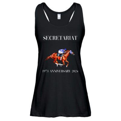 Secretariat 1973 Horse Racing Ladies Essential Flowy Tank