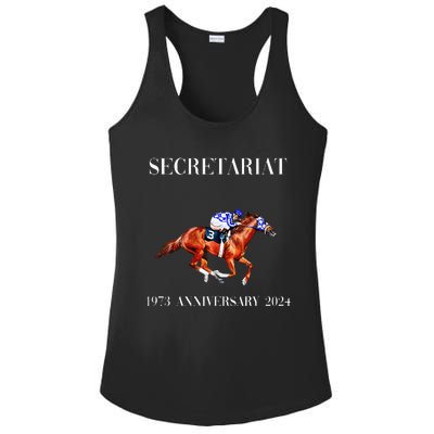 Secretariat 1973 Horse Racing Ladies PosiCharge Competitor Racerback Tank