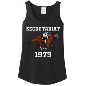 Secretariat 1973 Horse Racing Ladies Essential Tank