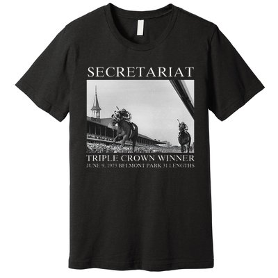 Secretariat 1973 Horse Racing Premium T-Shirt