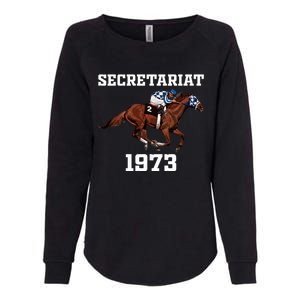 Secretariat 1973 Horse Racing Womens California Wash Sweatshirt