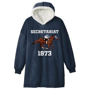 Secretariat 1973 Horse Racing Hooded Wearable Blanket