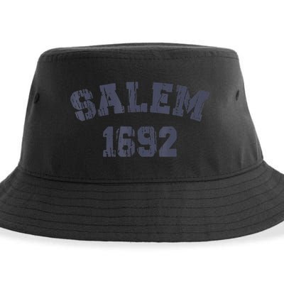Salem 1692 Halloween Witch Retro Sustainable Bucket Hat
