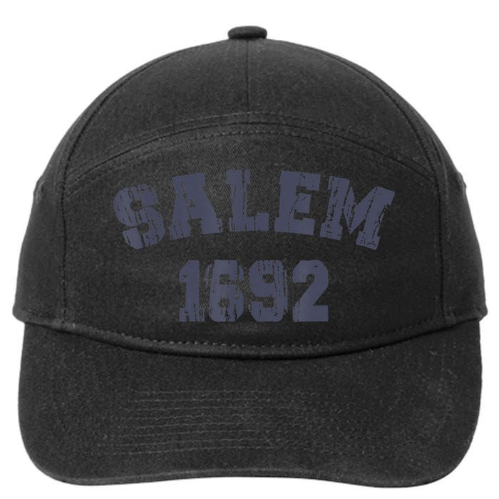 Salem 1692 Halloween Witch Retro 7-Panel Snapback Hat