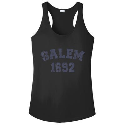 Salem 1692 Halloween Witch Retro Ladies PosiCharge Competitor Racerback Tank
