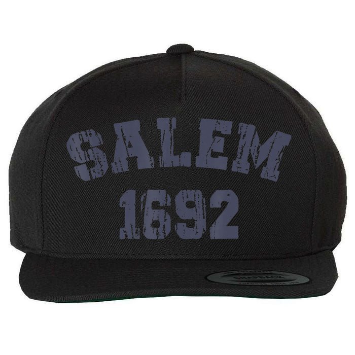 Salem 1692 Halloween Witch Retro Wool Snapback Cap