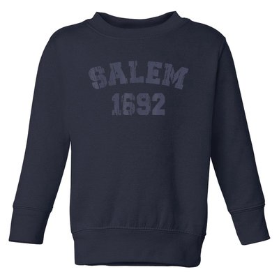 Salem 1692 Halloween Witch Retro Toddler Sweatshirt