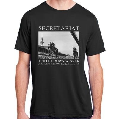 Secretariat 1973 Horse Racing Adult ChromaSoft Performance T-Shirt