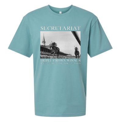 Secretariat 1973 Horse Racing Sueded Cloud Jersey T-Shirt