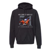 Secretariat 1973 Horse Racing Premium Hoodie