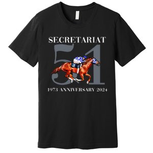 Secretariat 1973 Horse Racing Premium T-Shirt