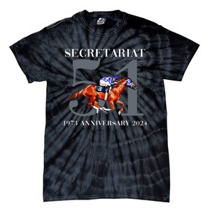 Secretariat 1973 Horse Racing Tie-Dye T-Shirt