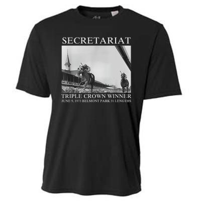 Secretariat 1973 Horse Racing Cooling Performance Crew T-Shirt