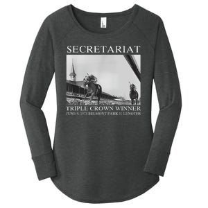 Secretariat 1973 Horse Racing Women's Perfect Tri Tunic Long Sleeve Shirt