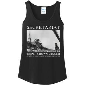 Secretariat 1973 Horse Racing Ladies Essential Tank