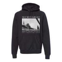 Secretariat 1973 Horse Racing Premium Hoodie