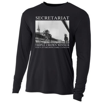 Secretariat 1973 Horse Racing Cooling Performance Long Sleeve Crew