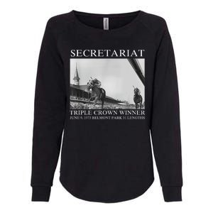 Secretariat 1973 Horse Racing Womens California Wash Sweatshirt