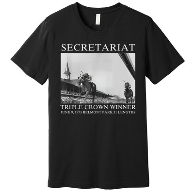 Secretariat 1973 Horse Racing Premium T-Shirt