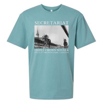 Secretariat 1973 Horse Racing Sueded Cloud Jersey T-Shirt